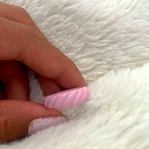 Pastel pink ring
